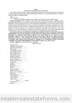 Nevada - Seller's Real Property Disclosure Form Nevada - Seller's Real Property Disclosure Form