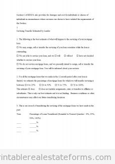 Mortgage Servicing Transfer Disclosure Mortgage Servicing Transfer Disclosure