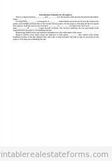 Determination of Boundary by Civil Engineer