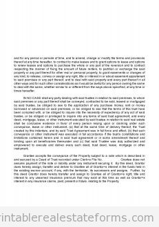 CLOSING -- 0050 -- WARRANTY DEED TO TRUSTEE