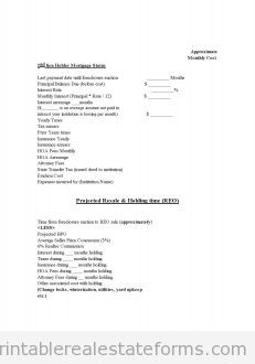 Copy of Projected Foreclosure to REO Cost Analysis 2nd lein Copy of Projected Foreclosure to REO Cost Analysis 2nd lein