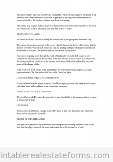 BUSINESS TRUST AGREEMENT BUSINESS TRUST AGREEMENT