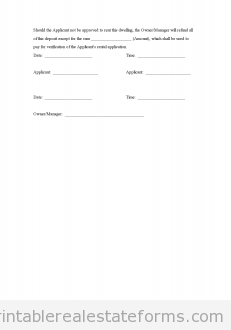 Deposit Receipt and Agreement