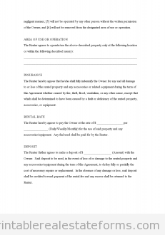 Rental Agreement-Generic