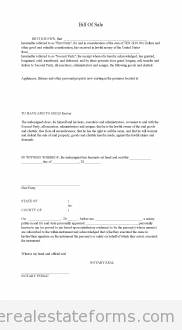 Bill Of Sale- Lease Option