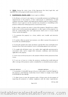 Standard Lease Agreement
