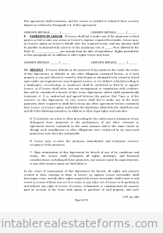 Standard Lease Agreement
