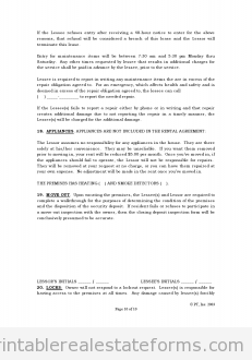 Standard Lease Agreement
