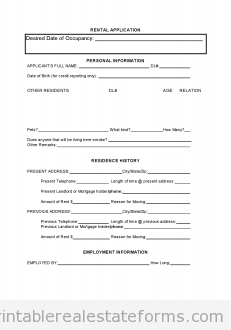 TENANT RENTAL APPLICATION TENANT RENTAL APPLICATION
