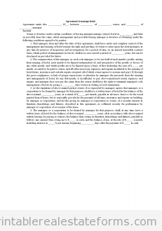 Agreement to Manage Hotel Agreement to Manage Hotel