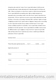 Escrow Agreement (Type 1)