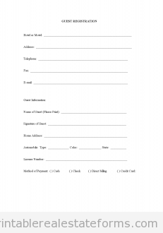 Guest Registration