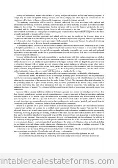 Motor Lodge License and Franchise Agreement