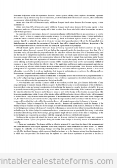 Motor Lodge License and Franchise Agreement