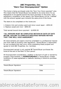 Earn Your Downpayment