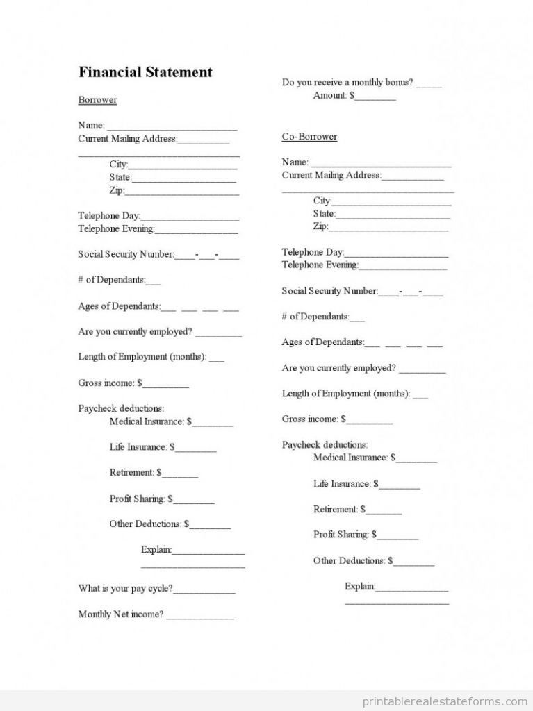Financial Statement