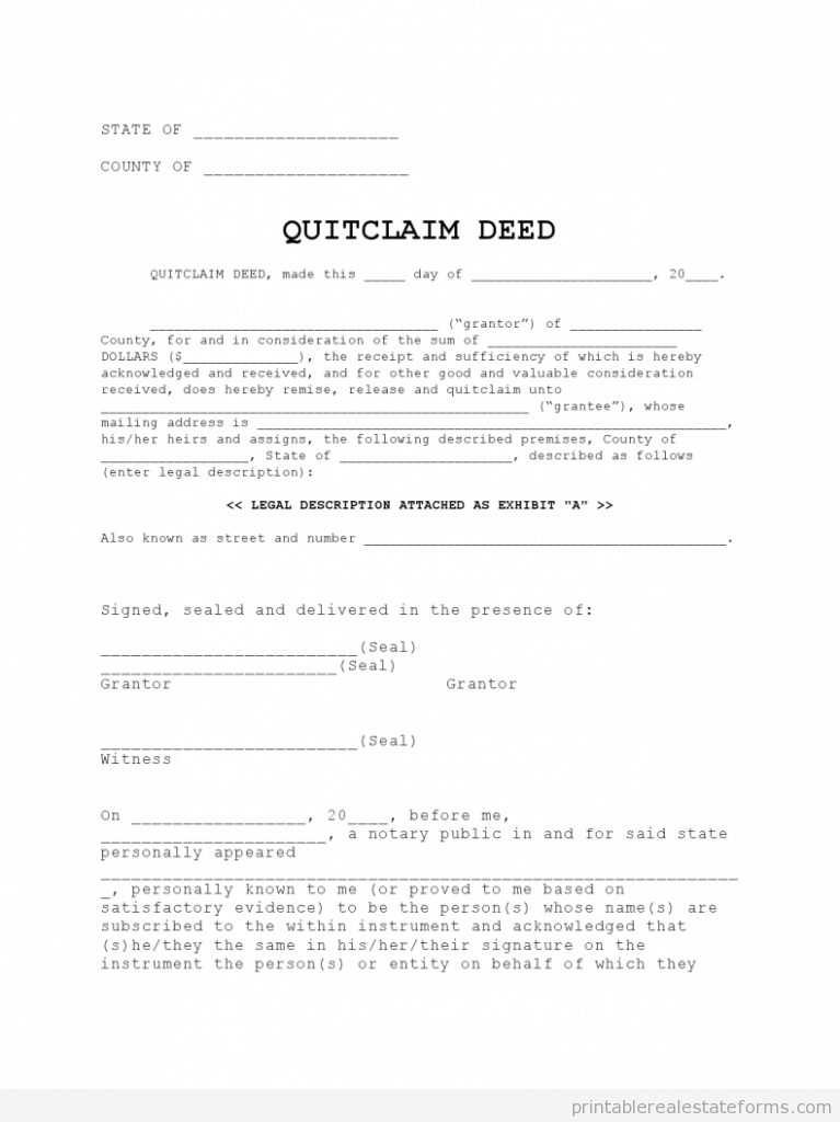 Quit-Claim Deed