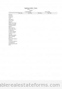 Supporting Schedules-Rooms