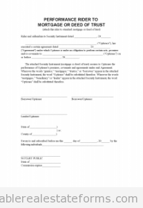 perf mortgage addendum perf mortgage addendum